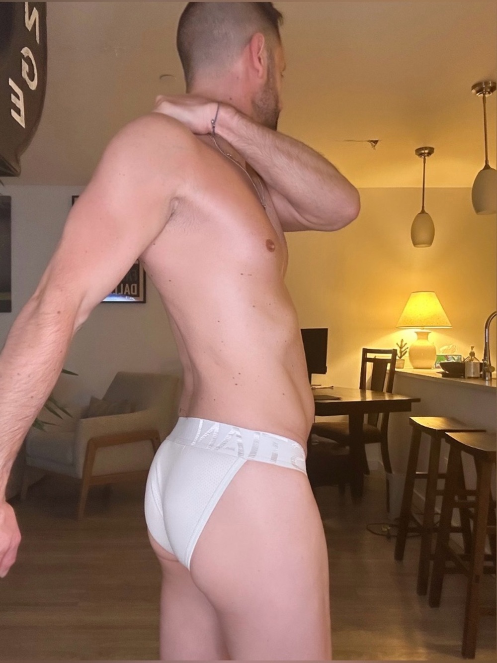 Andrew Christian | Vibe Sports Brief with Almost Naked in White (Small) - Picture 13 of 16
